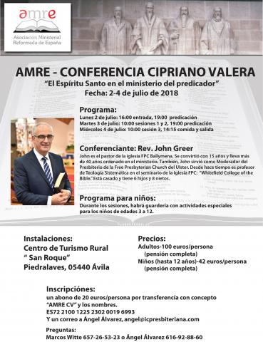 Conferencia "Cipriano Valera" 2018